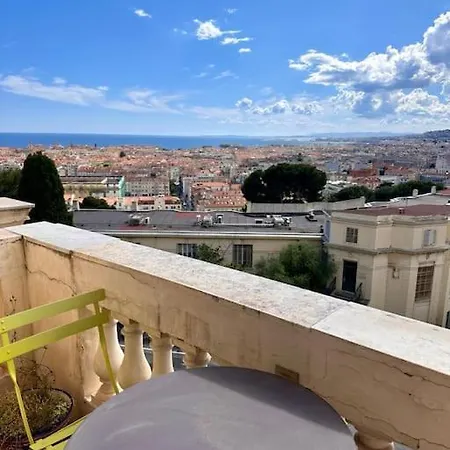 Palais Hermitage T2 Cosy Vue Mer Avec Jardin Et Parking * Nice