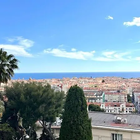 Lägenhet Palais Hermitage T2 Cosy Vue Mer Avec Jardin Et Parking Nice